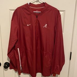 Nike Alabama Crimson Tide Quarter Zip Sideline Pullover